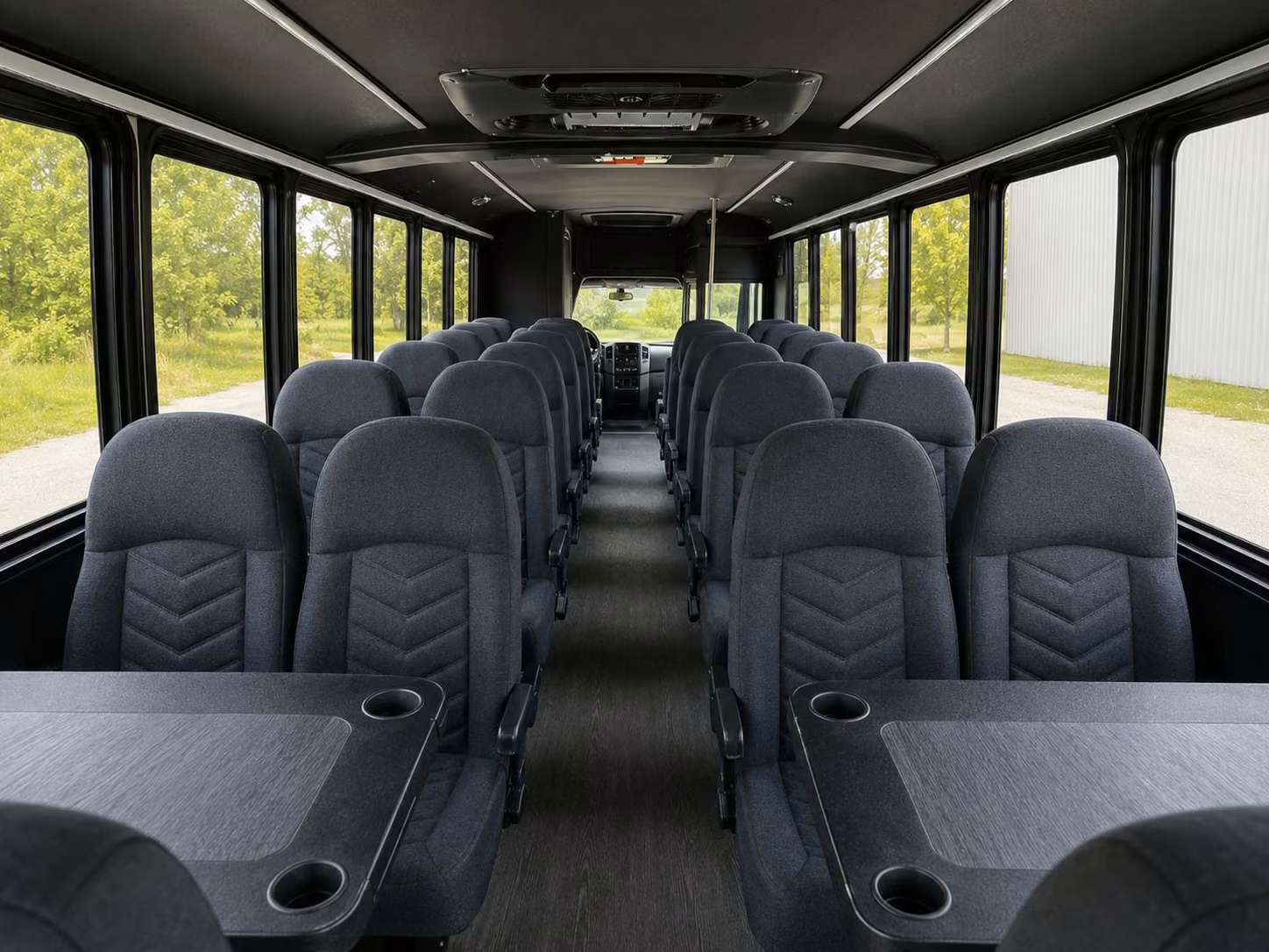 20 passenger minibus inside