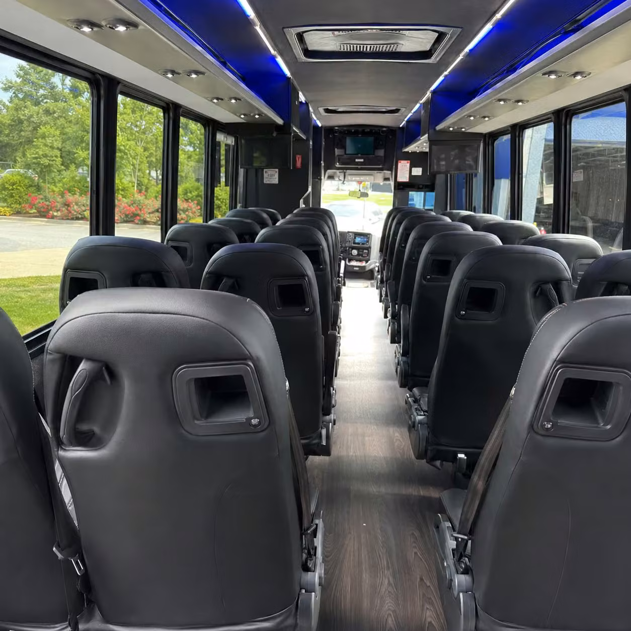 25 passenger minibus interior