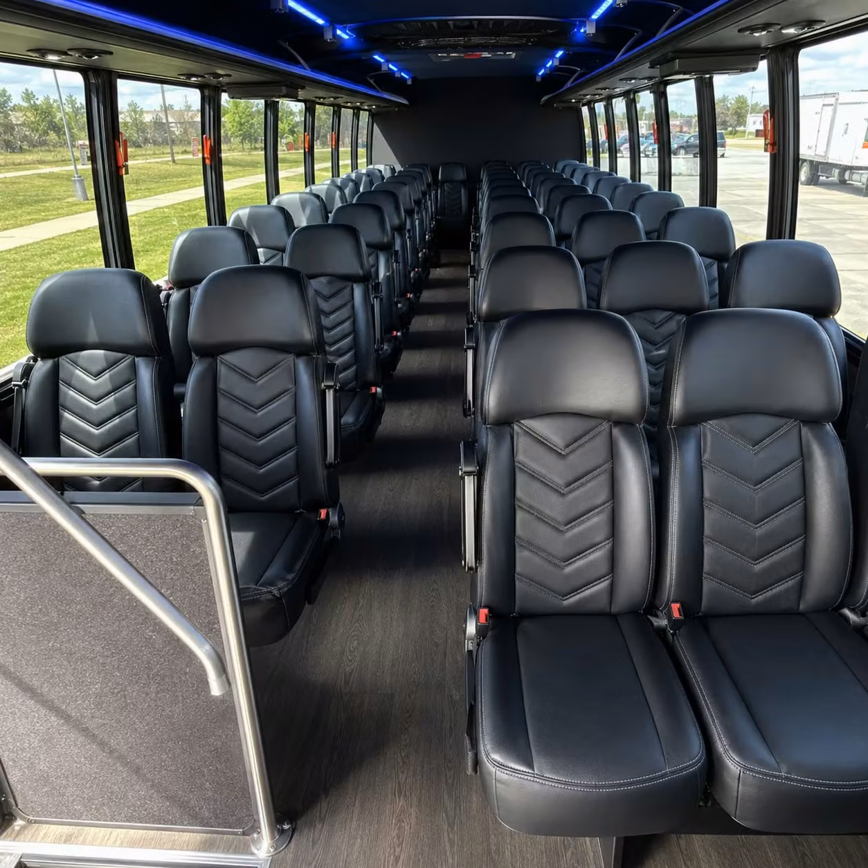 28 passenger minibus inside
