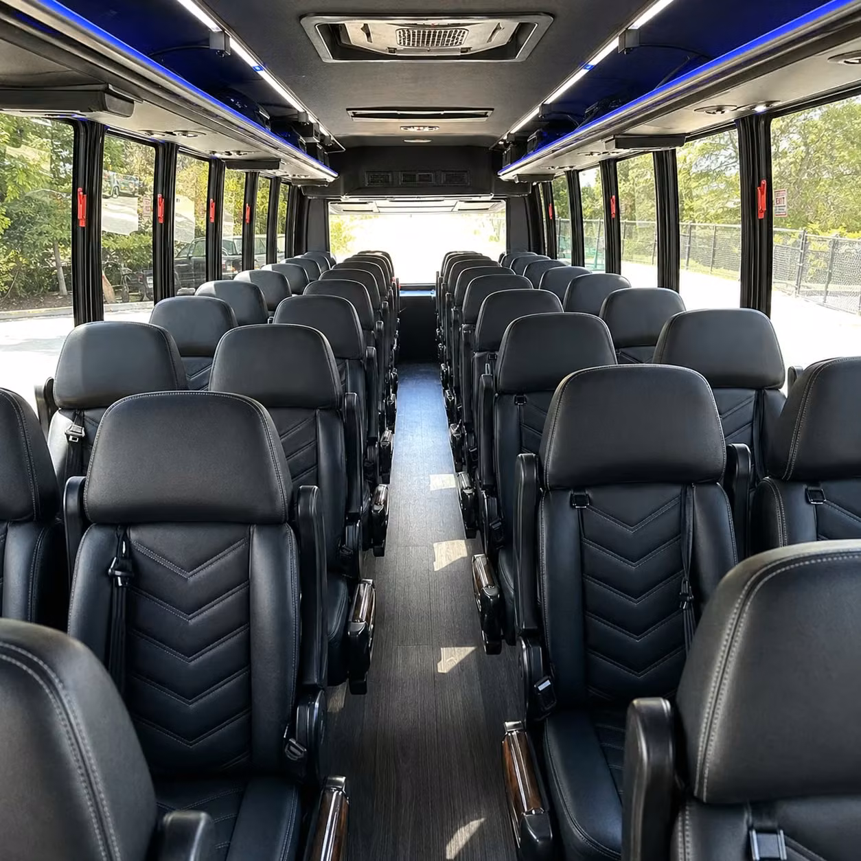 30 passenger minibus interior