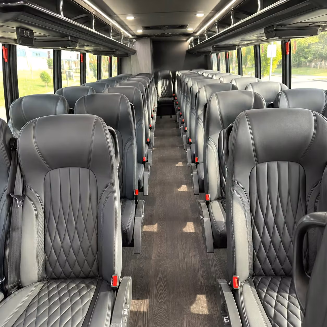 35 passenger minibus inside