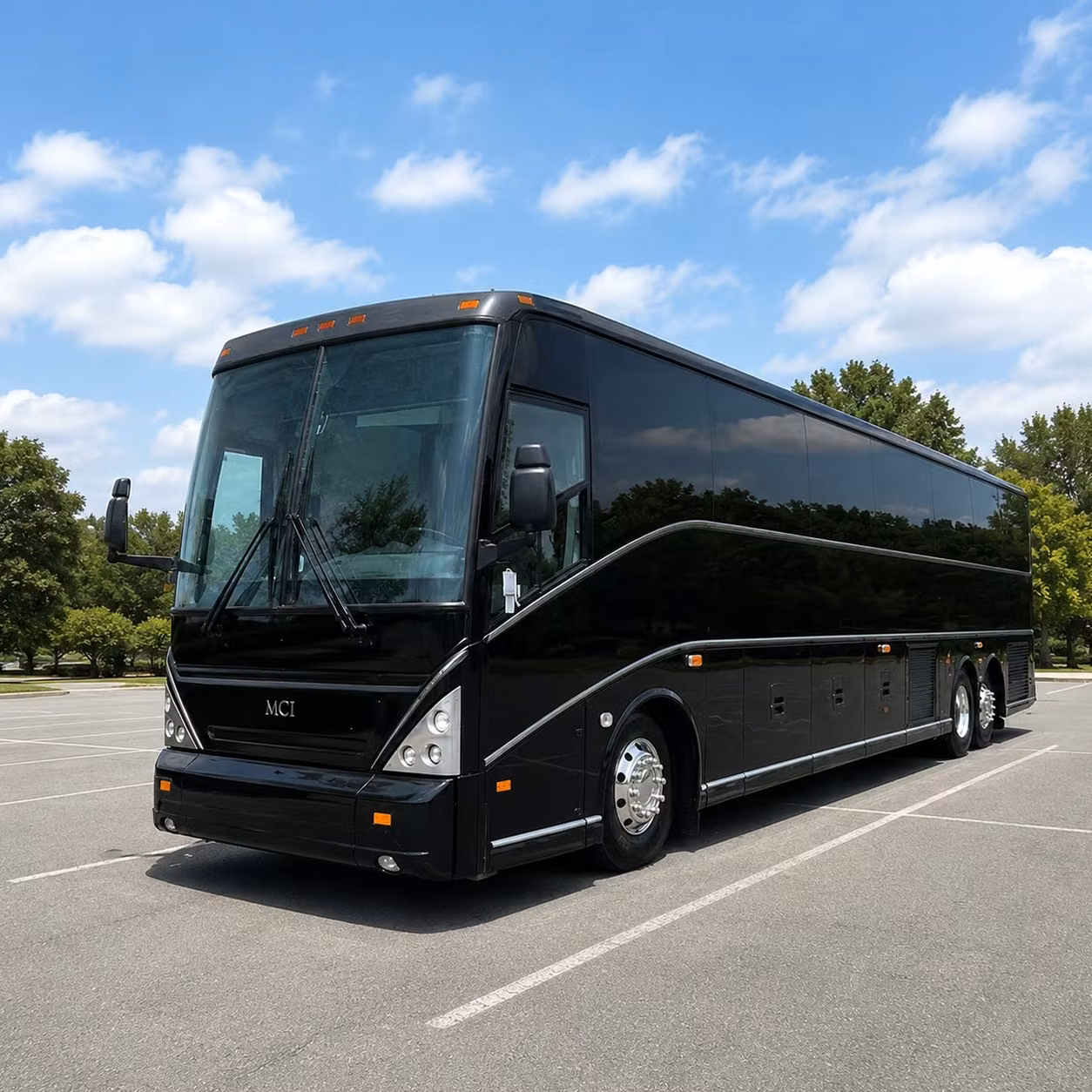 56 passenger charter bus