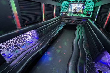 Tacoma Limo Bus Interior